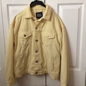 Yellow corduroy jacket